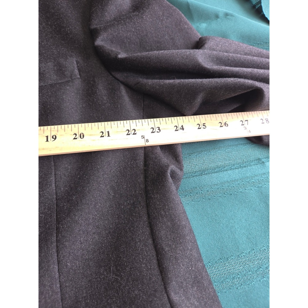 Jos. A. Bank Mens 46L Charcoal Gray Wool Cashmere 2-Button Blazer Sport Coat - Picture 4 of 10